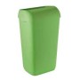6 x Marplast afvalbak 23 liter Groen compleet met muurbeugel