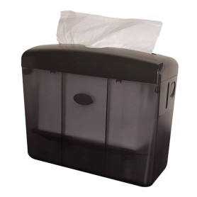 Handdoekdispenser voor op tafel kleur Zwart voor multifolded handdoekjes