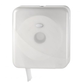 Toiletrolhouder Dispenser Pearl wit voor Maxi Jumbo toiletpapier